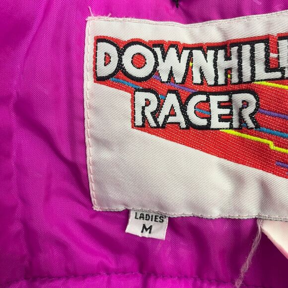 Downhill Racer Thermoloft Vintage 90's 80's Jacket Womens Medium Purple Retro - Picture 5 of 11